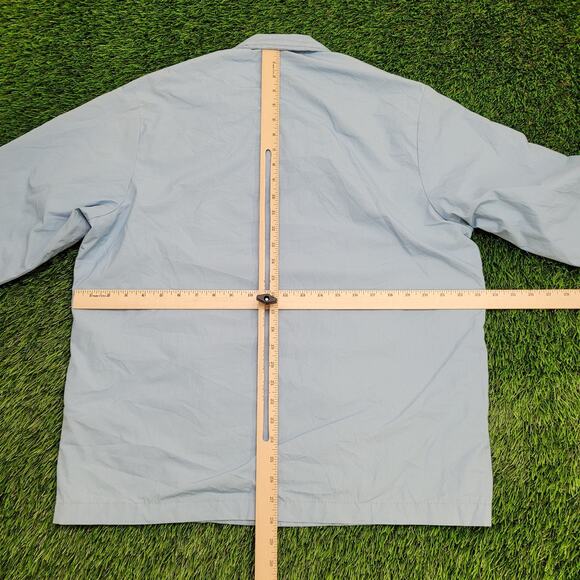 Vintage 90s MOD Jacket XL 23x28 Blue USA - Picture 9 of 11